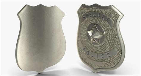 Police Badges Collection 3d Turbosquid 2035990