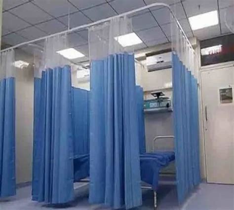 Aluminium Double Curtain Polyester ICU Curtains Track System At Rs 200