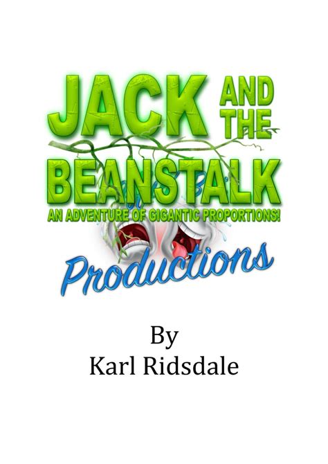 Jack And The Beanstalk Pantomime Script (Compact) » Laffin' Boi