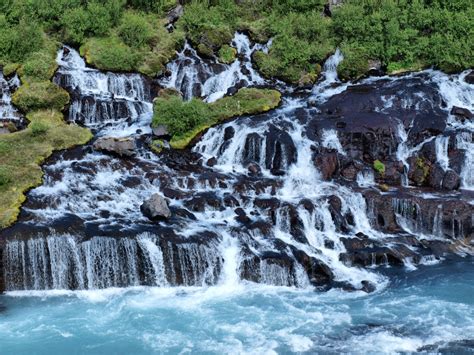 Zdj Cia Zachodnia Islandia Hraunfossar Uj Cie Islandia