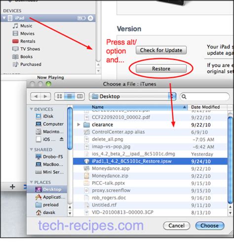 iPhone, iPad, or iPod Touch: How Do I Update with an .ipsw File?