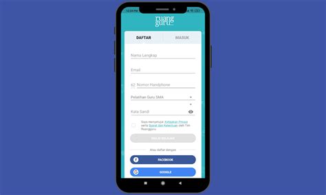 Cara Login ruangkelas via Aplikasi dan Website 