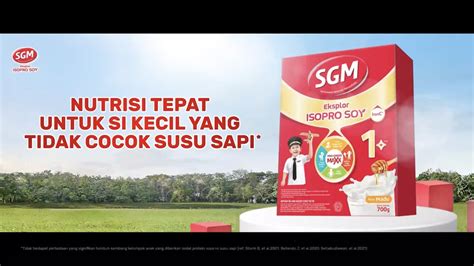 BARU SGM Eksplor ISOPRO SOY Nutrisi Tepat Sebaik Susu Sapi YouTube