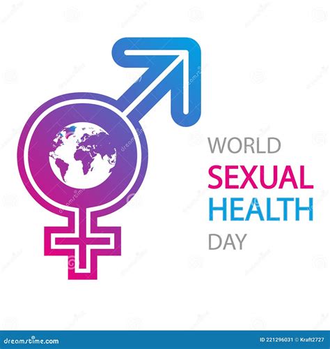 Gender Icon For World Sexual Health Day Stock Vector Illustration Of Pregnancy Protection