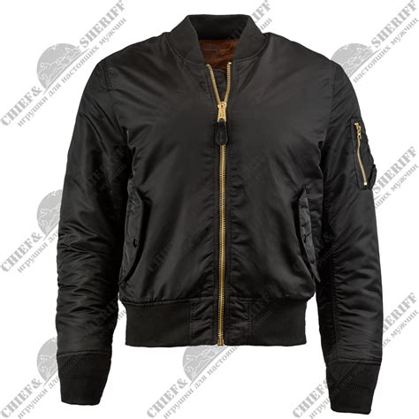 Куртка бомбер Alpha Industries Ma 1 Slim Fit Flight Jacket Black