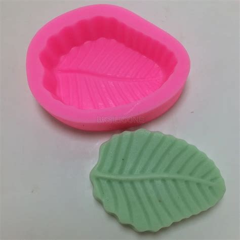 Bn002 Leaf Silicone Mould Soap Molds In Cake Molds From Home And Garden