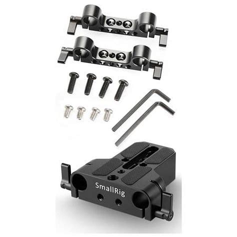 Super Lightweight 15mm Railblock 2 Pack With SmallRig Baseplate With