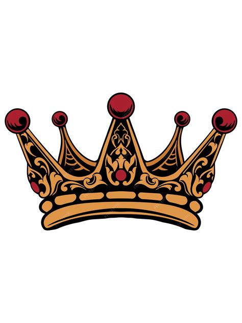 Cartoon King Crown Tilted