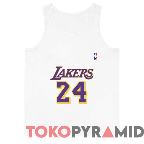 Rare Vintage Los Angeles Lakers Adidas Kobe Bryant 24 T-Shirt - TokoPyramid