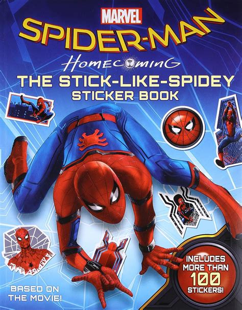 Spider Man Homecoming The Stick Like Spidey Sticker Book