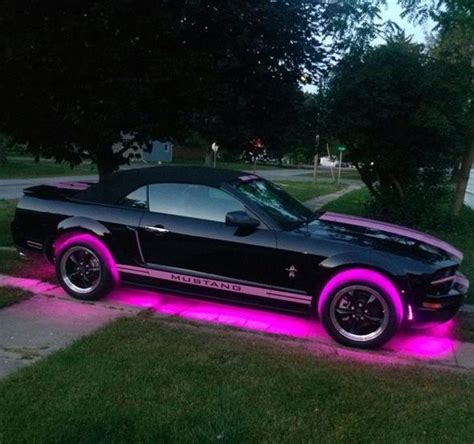 Ford Mustang Neon Mis Coches Pinterest Coches De Lujo Coches