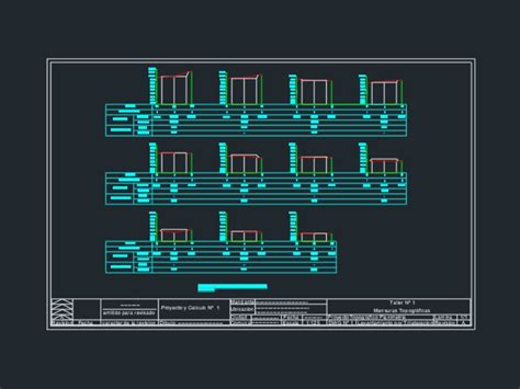 Perfiles Transversales En Autocad Descargar Cad Gratis Kb