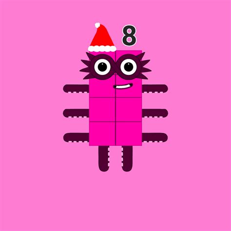 Numberblocks | 8 sleeps until Christmas by December24thDA on DeviantArt