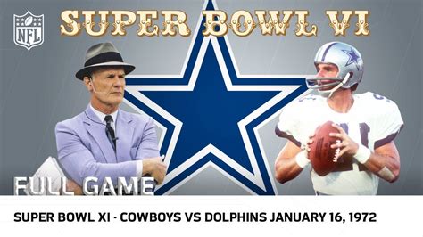 Cowboys Win Their First Super Bowl Cowboys Vs Dolphins Super Bowl