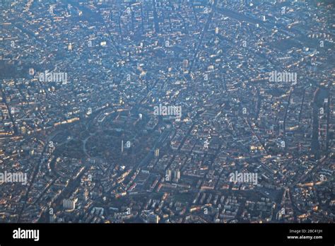 Aerial view of Milan city center from a flight Stock Photo - Alamy