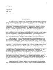 Historical Impact Reflection Docx 1 Jacob Mareth Chad Pearson HIST