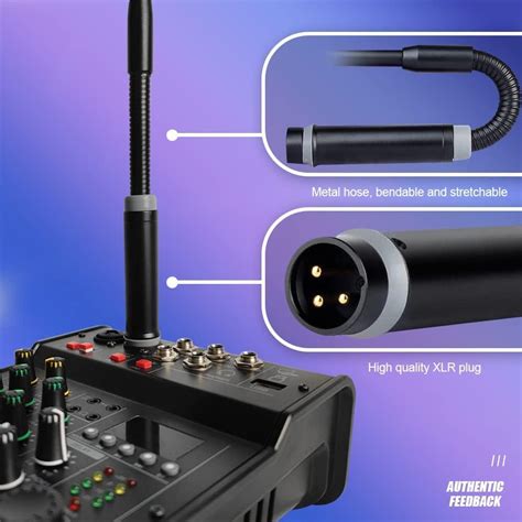 micfuns Professional Dynamic bob Barker Microphone for DJ Mixer ...