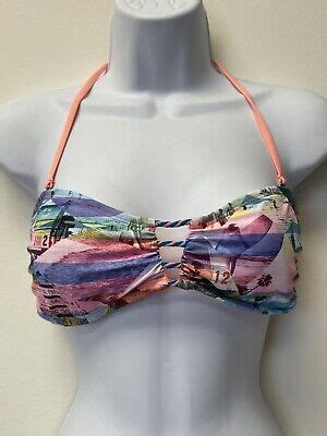 Hobie Womens Juniors Swimsuit Separates Bikini Tops Size S EBay