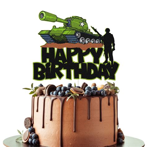 Tank Birthday Cake