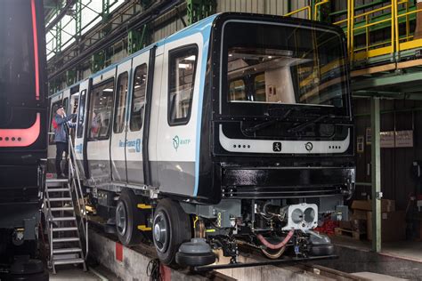 Mise En Service Des Nouvelles Rames Mp A Paris Actu Train