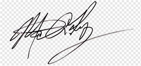 Signature Physician Letter Handwriting Signature Angle White