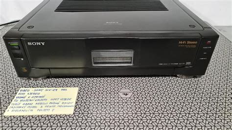 SONY SLV E9 VHS videorecordér Hi Fi STEREO Aukro