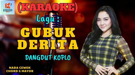 Gubuk Derita Karaoke Karaoke Dangdut Official Cover Pa Youtube