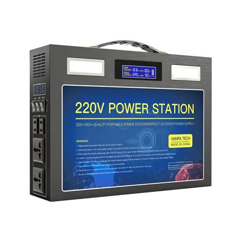 Ducame Vanpa 1000w 450000mah Portable Power Station Ac 220v Output Emergency Backup Battery