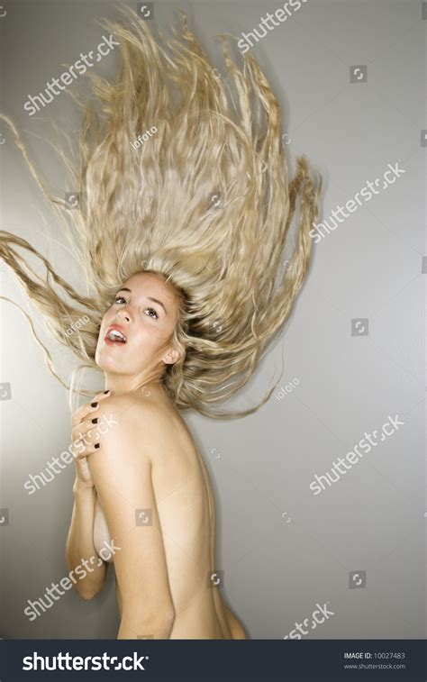 Sensual Caucasian Nude Woman Mouth Open Stock Photo Shutterstock