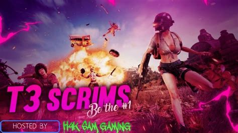 T3 H4K SCRIMS SCRIMS IS LIVE LETS GRIND ON GUYS PUBG MOBILE LIVE