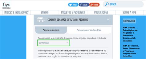 Tabela FIPE aprenda a consultar preços Olho no Carro