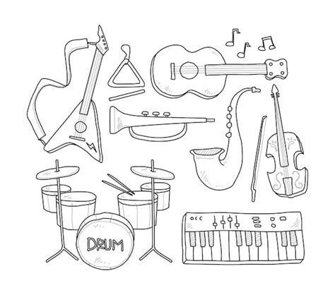Desenhos De Instrumentos Musicais