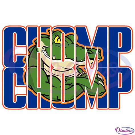 Gators Football Chomp Chomp Svg Digital File, Florida Gator Baseball Svg