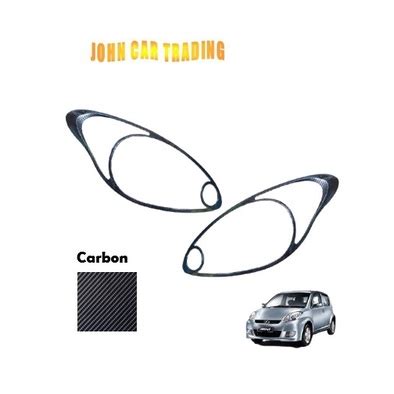 Perodua Myvi Custom Fit Abs Car Head Lamp Eye Lid