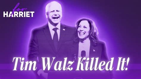 Tim Walz Made An Extraordinary Campaign Debut Youtube