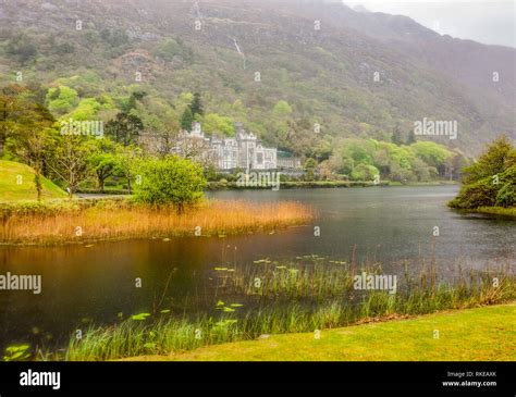 Kylemore Abbey In Connemara A Region In Ireland Stock Photo Alamy