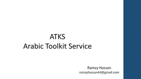 Pdf Atks Arabic Toolkit Services Dokumen Tips