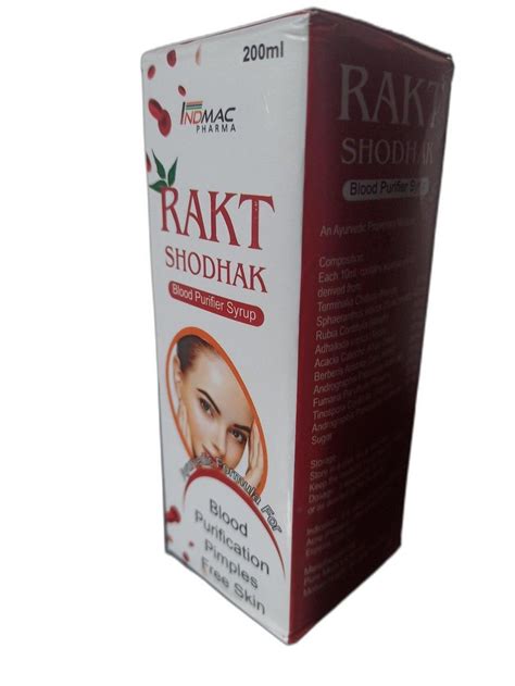 Rakt Shodhak Blood Purifier Syrup Ml At Rs Bottle In Moradabad