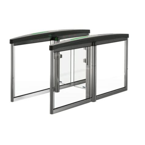 Stainless Steel Speed Gate Speedstile Fls Gunnebo Glass