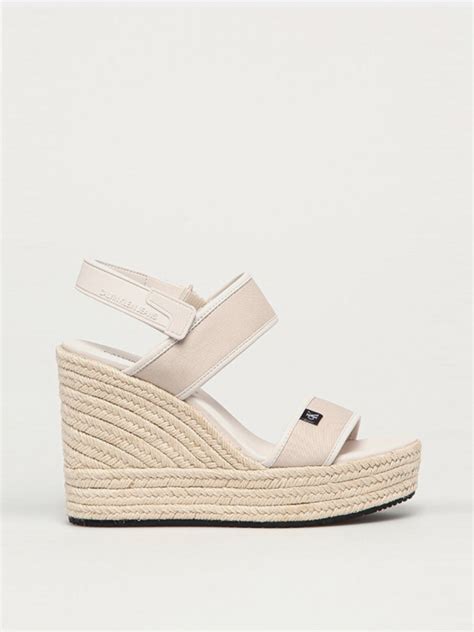 Босоножки Calvin Klein YW0YW00034-PGA для женщин, цвет: Белый - купить ...