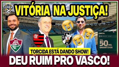 URGENTE FLU E FLA DERRUBAM LIMINAR DO VASCO NA JUSTIÇA DEU RUIM PRO