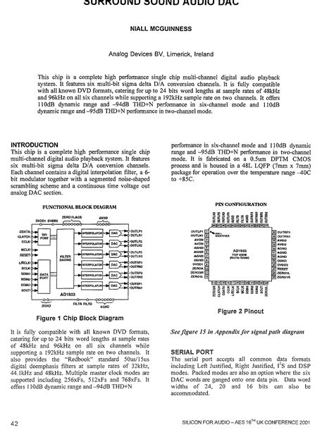 Aes E Library Surround Sound Audio Dac