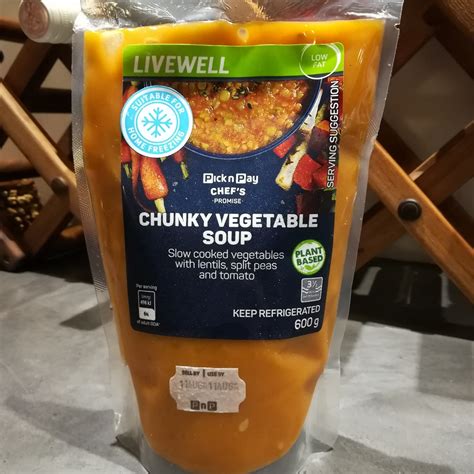 Pick N Pay Chunky Vegetable Soup Reviews Abillion