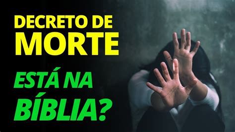 DECRETO DE MORTE CONTRA O POVO DE DEUS ESTÁ NA BÍBLIA YouTube