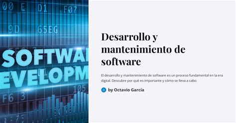 Desarrollo Y Mantenimiento De Software