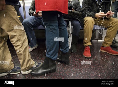 Subway Riders Make Different Fashion Statements With The Shoes They