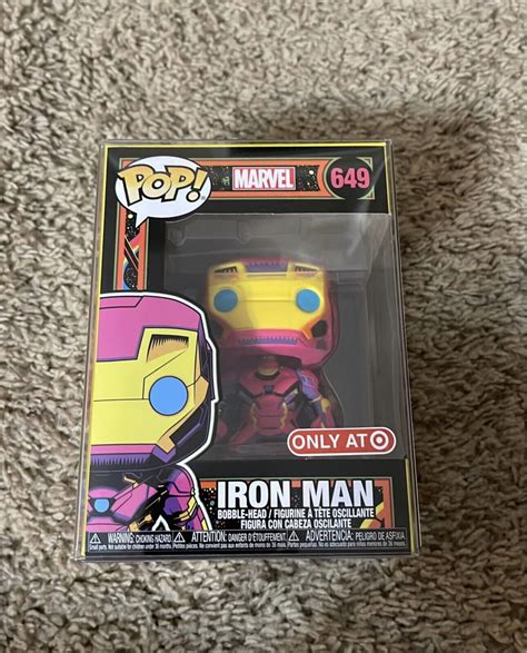 Funko POP Marvel Black Light Iron Man 649 EBay