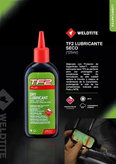 LUBRICANTE TF2 PLUS CON TEFLON 125ML WELDTITE Lub0028