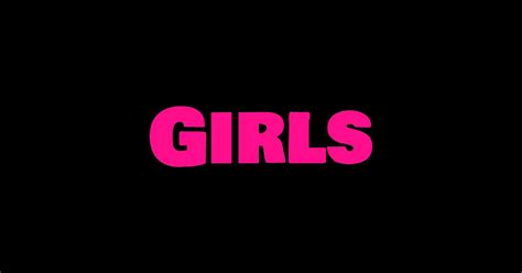 Girls Girl Girls In Glowing Hot Pink Letters Girl Sticker TeePublic