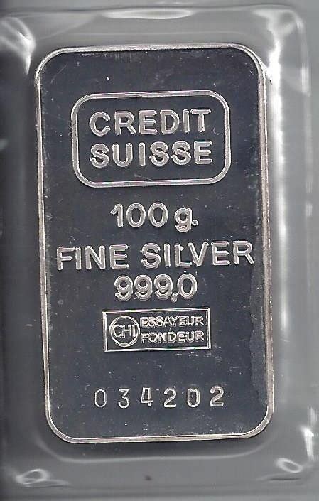 100 Gramm Silberbarren 999 0 Fine Silver Kaufen Auf Ricardo